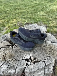 Zapatos para correr Hoka One One Bondi 8 para hombre talla 14D negros, ¡excelente estado!! - Imagen 1 de 8
