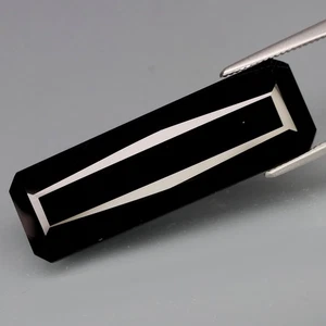 16,68 quilates ¡Impresionante! GRANDES piedras preciosas sueltas de tectita negra Laos ¡forma perfecta! - Imagen 1 de 4