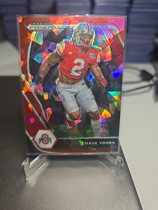 Selecciones del draft Panini Prizm 2021 - Chase Young #99 Red Ice Prizm - Imagen 1 de 2