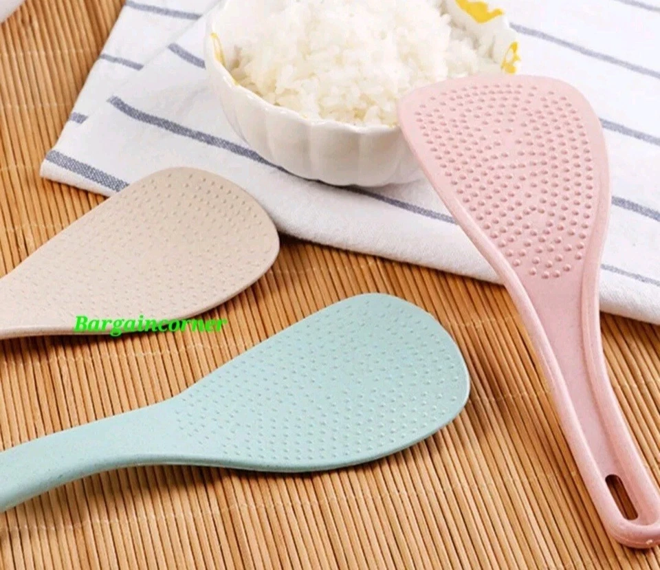 Rice Spoon Non Stick Food Paddle Kitchen Spatula Serving Spoon Rice Potato Scoop - Image 1 of 4
