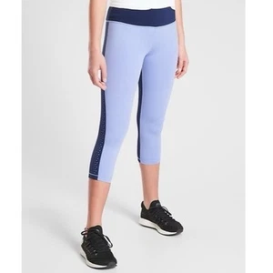 Athleta Girl Spring It On Cropped Athletic Legging Capri 2 toned Girls Large - Picture 1 of 9