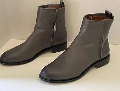 Botines Franco Sarto Mujer L-Hixton Cuero Talla 7.5M Gris Estilo Occidental Usados en Excelente Condición Foto 1 de 4