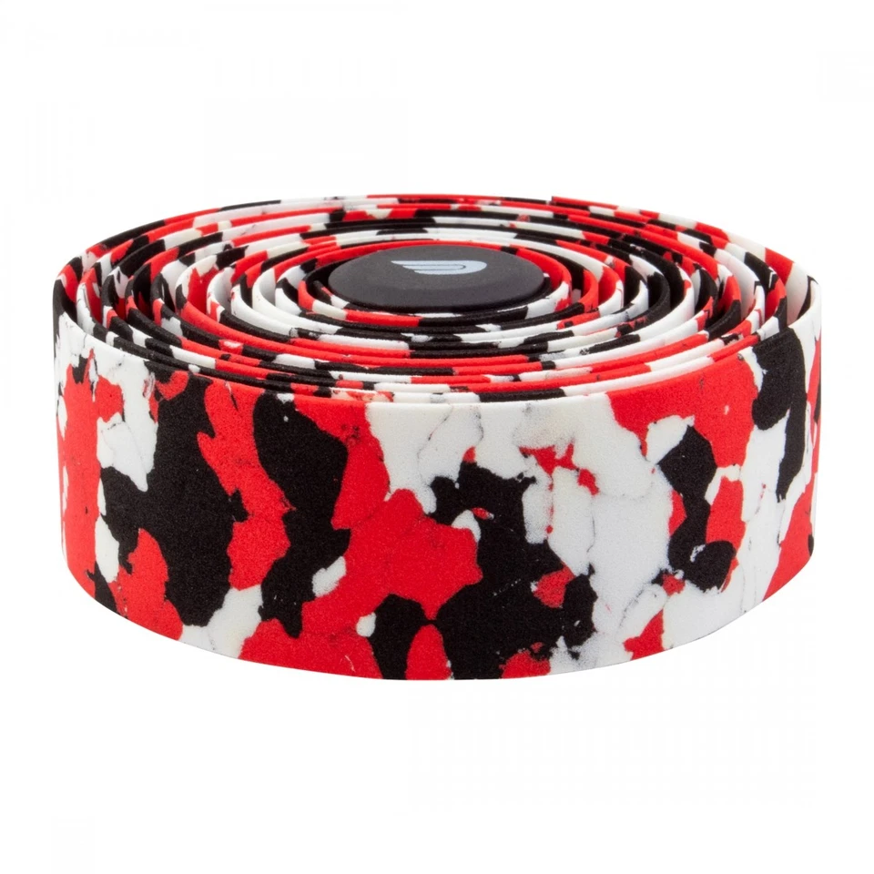 Pure Cycles Red, White & Black Bike Handlebar Tape - Durable Gel Comfort & - Image 1 of 1