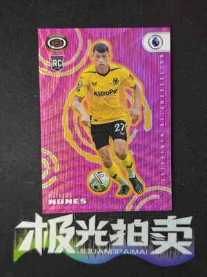 2022-23 Panini Chronicles Matheus Nunes Rookie RC FOTL Pink /19 Manchester City - Image 1 of 2