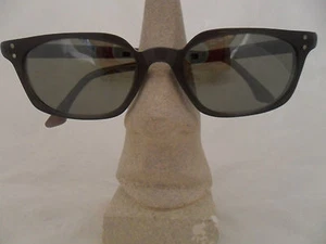 DONNA KARAN SUNGLASSES DKS117 331 PLASTIC GREY W SILVER MIRROR HIPSTER SEXY - Picture 1 of 4