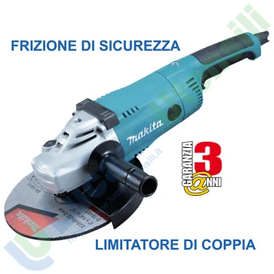 Smerigliatrice Angolare 230mm MAKITA Flex Frullino Grande Antiriavvio GA9030R  - Immagine 1 di 4