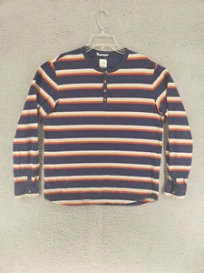 Lands End Long Sleeve T Shirt Mens Large Multicolor - Picture 1 of 8