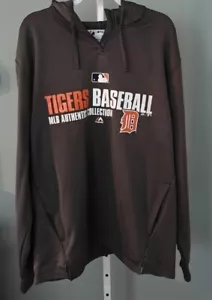 Detroit Tigers Baseball Team Logo Hoodie-LG - Picture 1 of 4