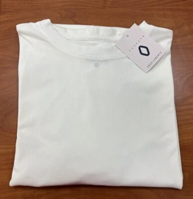 NUEVO Enzo Liberti Para hombres Peso Ligero Cuello Redondo Manga Corta = CREMA: M-3XL Foto 1 de 4