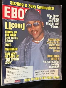 Vintage Ebony Magazine Cover LLCoolJ Jan 2003 - Picture 1 of 6