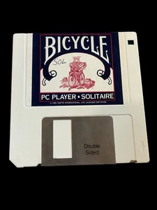 1991 Bicycle Solitaire PC Player SWFTE International IBM MS-DOS - Picture 1 of 2
