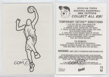 2005-06 Topps Bazooka Tattoos Grant Hill HOF