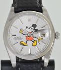 Rolex 6694 Mickey Mouse Dial Oysterdate 34mm Manual Watch - Warranty
