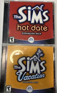 The Sims Hot Date And The Sims Vacation Expansion Pack EA GAMES - Picture 1 of 2