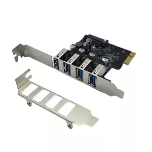 X-MEDIA XM-PEX-U304 | 4 Ports USB 3.0 Selbstbetriebene PCI Express PCIe Adapterkarte - Bild 1 von 6