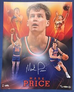 Mark Price Signed 16x20 Photo Cleveland Cavaliers Upper Deck UDA Limited #44/50