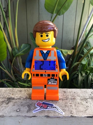 Lego Emmet 2014 The Lego Movie Kids Time Digital Alarm Clock 9” Figure Working Cover