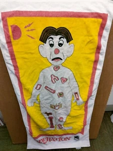 Vintage Operation Game Beach Towel Milton Bradley Rougly 48” X 24” No Stains  - Picture 1 of 9