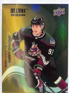 2022-23 UD Allure Hockey Color Flow Yellow/Green Vladislav Kolyachonok