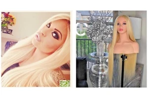 12A Luxury Straight #613 Russian Blonde Pre Plucked Full Lace Human Hair Wig - Picture 1 of 12