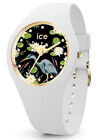 Ice-Watch ICE 016666 Flower Spring Waterlily Medium Women's Watch New Silicone White M6