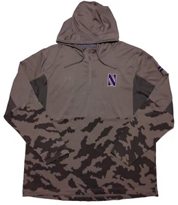 UNDER ARMOUR Northwestern Wildcats Hoodie Jacket Military Team Issue Camo XXL - Picture 1 of 9
