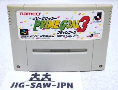 Nintendo PRIME GOAL 3 Super Famicom SFC SNEC namco SHVC-AJ3J-JPN Tested Japan - Image 1 of 4