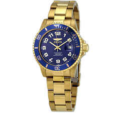 Invicta Pro Diver Quartz Blue Dial Yellow Gold-tone Men's Watch 30694