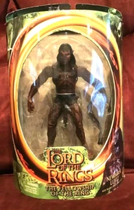 2001 NUEVO SIN USAR, EN CAJA Toy Biz El Señor de los Anillos Comunidad del Anillo Recién Nacido Lurtz - Imagen 1 de 2