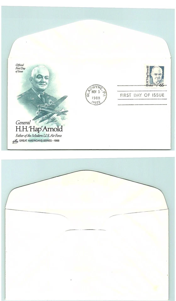 S01-5962, H. H. 'HAP' ARNOLD, *ARTCRAFT FDC - Image 1 of 1
