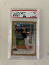 2011 Bowman Chrome Trevor Story #d /50 Gold Refractor RC 1st Rookie PSA 9 Mint