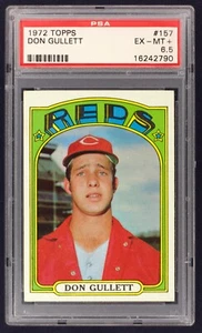 1972 Topps - Don Gullett #157 PSA 6.5 EX-MT+ Cincinnati Reds - Picture 1 of 2