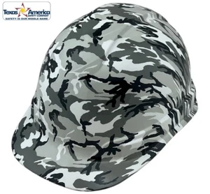 Urban Camo Hydro Dipped Cap Style Hard Hat with Ratchet Suspension - Picture 1 of 11
