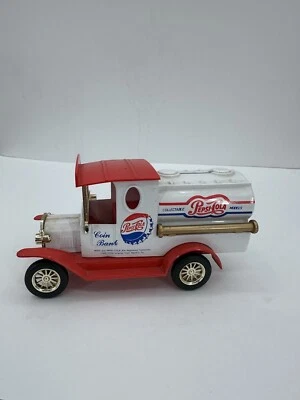 Camión banco de monedas Pepsi Cola vintage dorado fundido a presión 1996 SOLO EXHIBICIÓN PC Foto 1 de 4