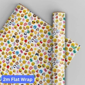 Wrapping Paper JoyPixels 2m Flat Wrap Kids Birthday Gift Wrap - Picture 1 of 6