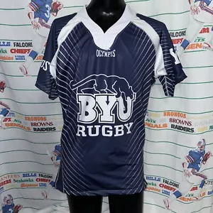 BYU Brigham Young University Cougars Rugby Jersey By Olympus 2XL ๐ - Picture 1 of 12