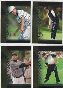 Tiger Woods 2001 Upper Deck Tigers Tales lot of 4 - Foto 1 di 2