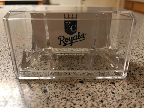 Kansas City Royals Custom World Series Champs MLB Baseball 2 Ring Display Case Cover