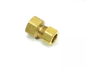 5/8 Od Compression Tube to 3/4 Npt Female Pipe Adapter Fitting Water Oil Gas - Picture 1 of 6