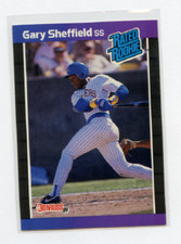 1989 DONRUSS RATED ROOKIE # 31  GARY SHEFFIELD ROOKIE 