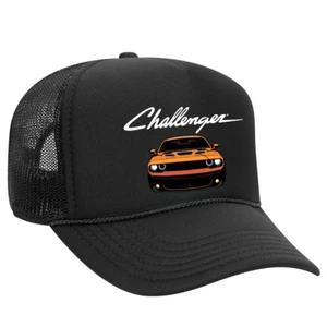 Dodge Challenger Trucker Cap for Sale – Black Hat, Perfect Gifts for Him - Picture 1 of 3