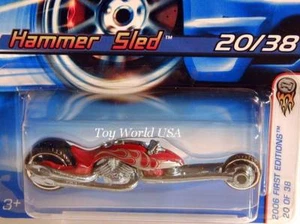 2006 Hot Wheels #20 First Edition Hammer Sled cranberry - Picture 1 of 1