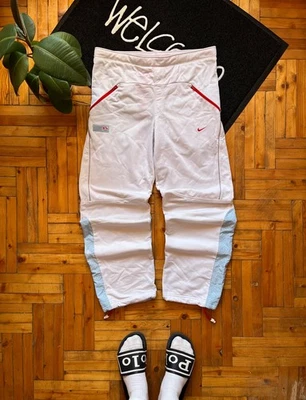 Pantalones blancos vintage Nike Tn Streetwear raro archivo aire libre talla M para hombre Foto 1 de 4