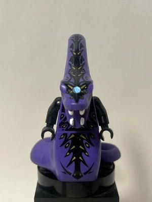 LEGO Ninjago Pythor P. Chumsworth Minifigure Purple Black Serpentine 9449 - Image 1 of 4