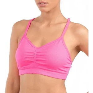 Duluth Trading Co, Hot Pink Pull Over Sport BH Bralette Low Support Gr. Large - Bild 1 von 5
