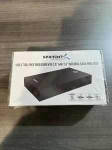 SABRENT USB 3.0 Tool-Free Enclosure For 2.5” & 3.5” Internal Data Hard Disk - Picture 1 of 5