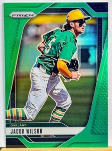Panini Prizm Jacob Wilson 2025 verde Prizm #90 combinación de colores atletismo - Imagen 1 de 2
