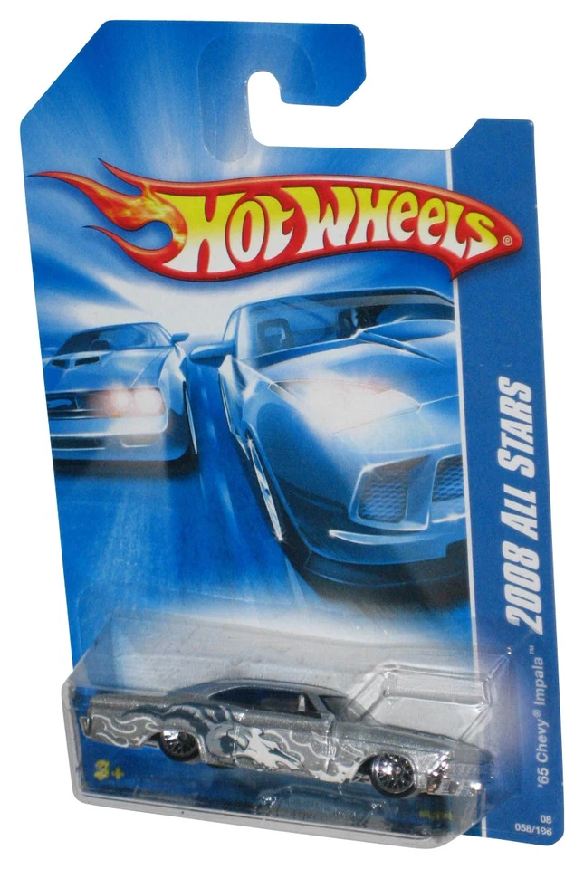 Coche Chevy Impala 2008 All Stars Silver '65 058/196 Hot Wheels Foto 1 de 1