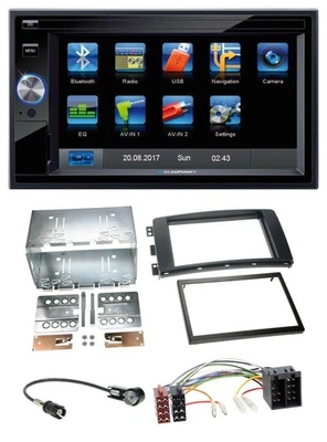 Blaupunkt SD Bluetooth 2DIN MP3 USB AUX Autoradio für Smart ForFour 04-06 ForTwo - Bild 1 von 4