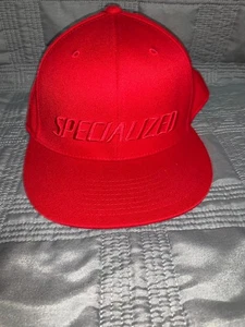 Cappellino aderente Specialized 210 taglia L/XL, rosso, nuovo senza etichette, ricamato. - Foto 1 di 4